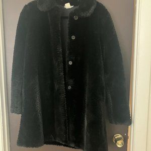 Faux fur coat (size M)
